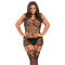 Комбінезон TO THE NINES BODYSTOCKING BLACK PLUS SIZE