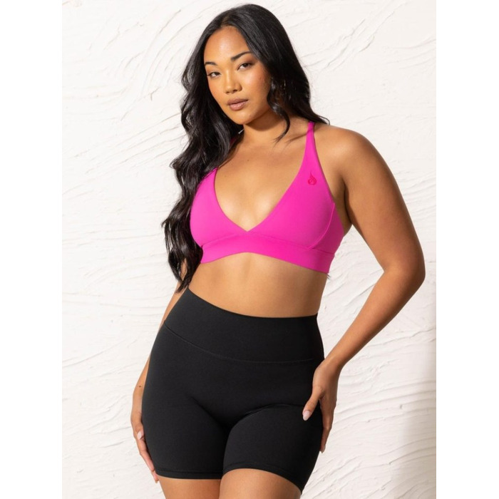 Топ Ryderwear NKD Low Neck Sports Bra - Neon Pink