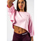 Футболка Nebbia Oversized Cropped Tee JUST FLOW Pink 431