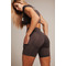 ТОП SHORT SLEEVE SPORTY CROP TOP MARRON 584