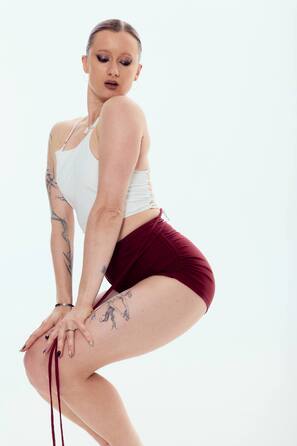 TRUE shorts Bordo biflex_ бордо