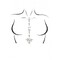 Кристали для тіла Jade Jewels Sticker від Leg Avenue, прозорі