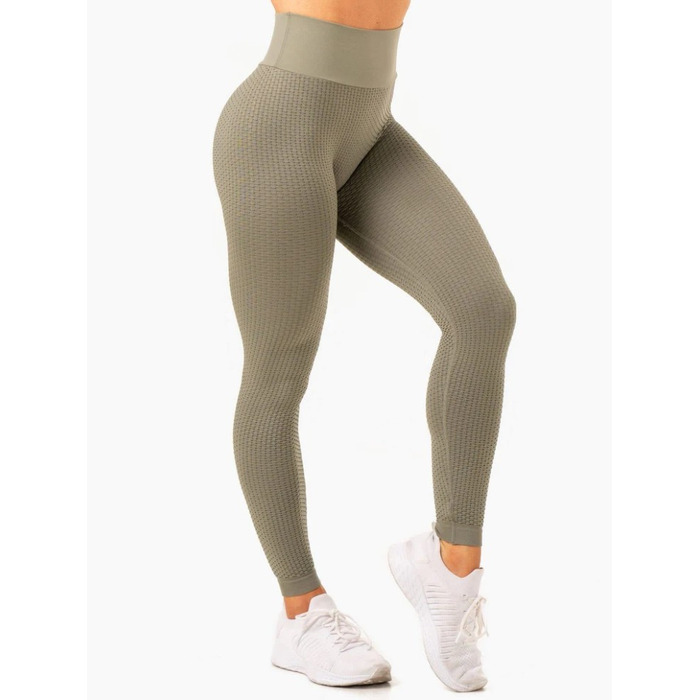 Леггинсы Honeycomb Scrunch Seamless Leggings - Khaki