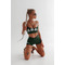 Шорти Nebbia Classic HERO High Waist Shorts 582 Dark Green