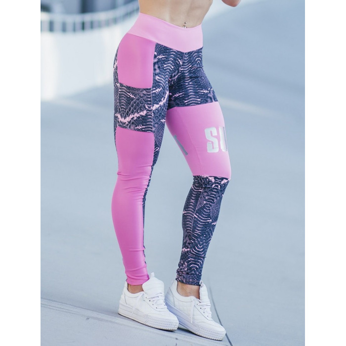 Легінси SUPERHOT CAL505 з високою посадкою та еластичною тканиною для фітнесу