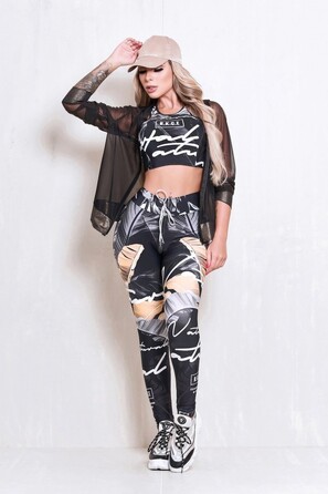 Легінси Rock Code Legging Elastic Golden Feather