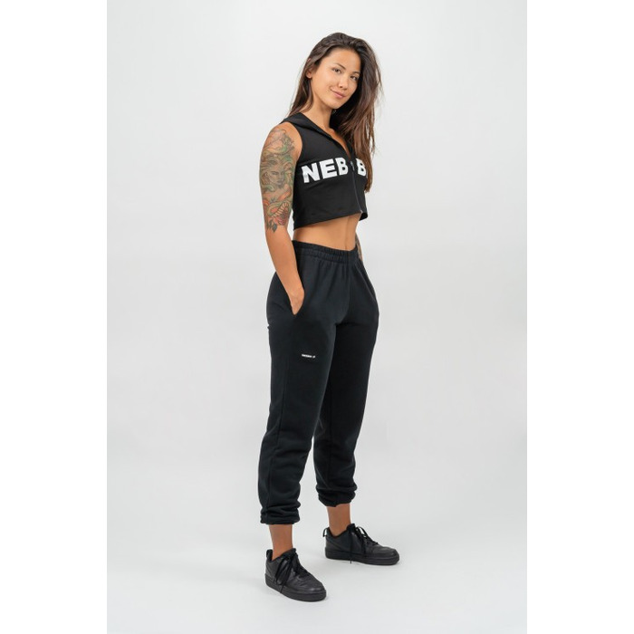 Штани Nebbia Oversized Joggers With Pockets Gym Time Black 281