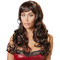 Перука Cottelli Collection Long Dark Brown, 55 см, з чубчиком, темно-коричнева, регульована