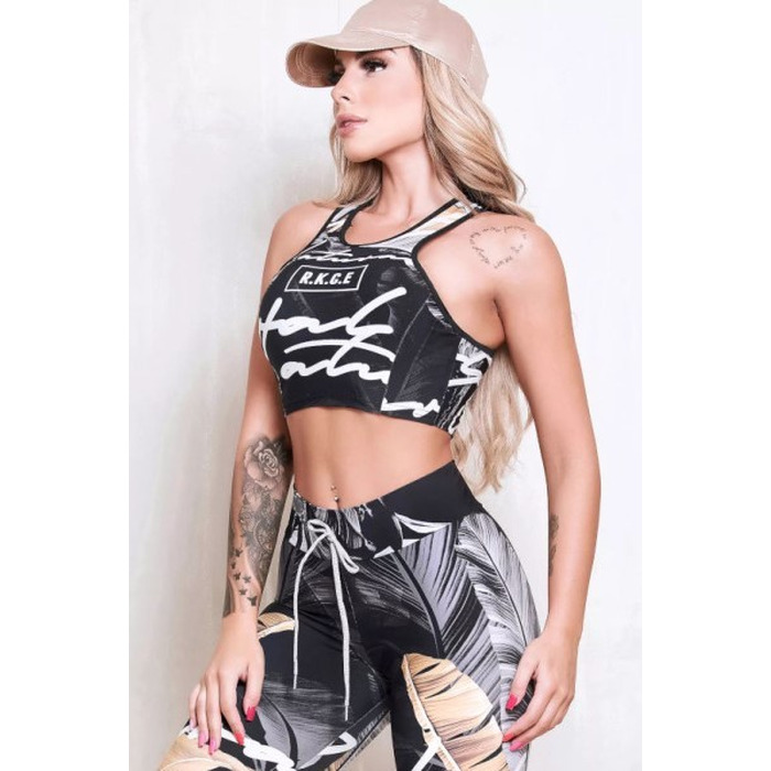 Топ Rock Code Top Cropped Handwrite