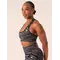 Топ Ryderwear Zebra Seamless Sports Bra - Grey Marl/Black Zebra