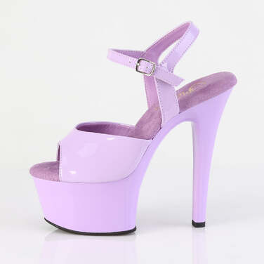 Босоножки Aspire-609, каблук 6 дюймов, ремешок на щиколотке 2 1/4 дюйма, цвет лавандовый