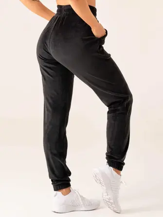 Брюки Ryderwear Velour Track Pant - Black