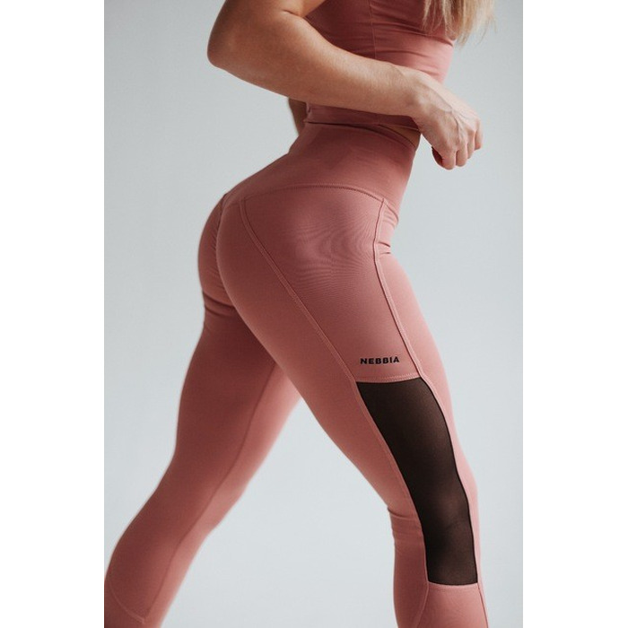 Легінси High Waist & Mesh Leggings 573 Old Rose Roze
