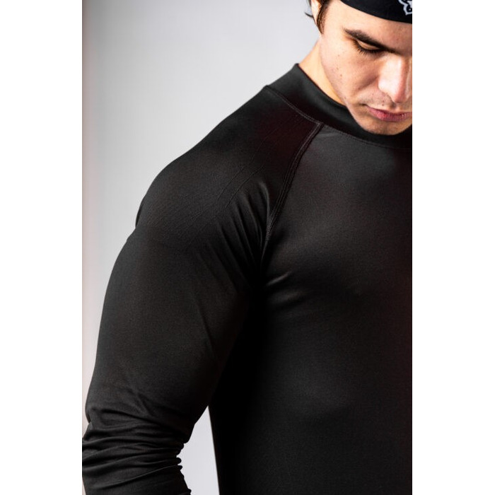 Лонгслів чоловічий Nebbia Seamless Long-Sleeve Top POWER Black 901