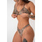 Купальний топ Nebbia SANTOS bikini top Leopard Brown 768