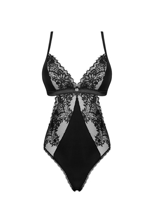 Кружевное боди Obsessive Maderris M/L Черное