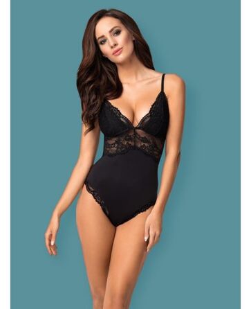 Боди Obsessive 810-TED-1 teddy black L/XL