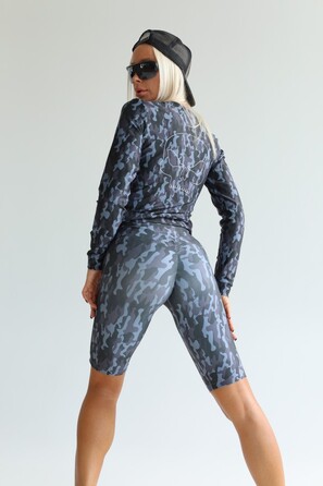 Кофта BLACK MILITARY JACKET WITH ZIPPER