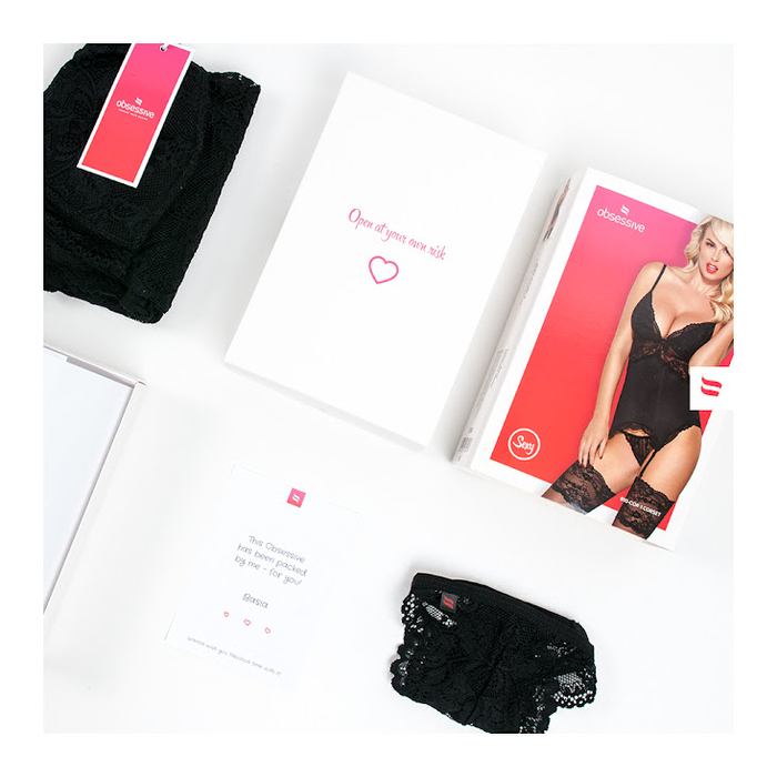 Комплект Obsessive Agatya S/M