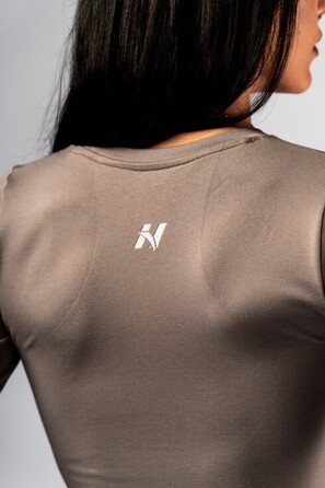 Топ Nebbia Seamless Long-Sleeve Top POWER Light Brown ASH 892