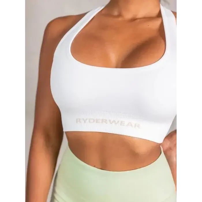 Топ Ryderwear NRG Seamless Scoop Neck Sports Bra - White