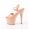Босоножки Pleaser Adore-709, каблук 7 дюймов, ремешок на щиколотке шириной 2 3/4 дюйма, цвет: розовый