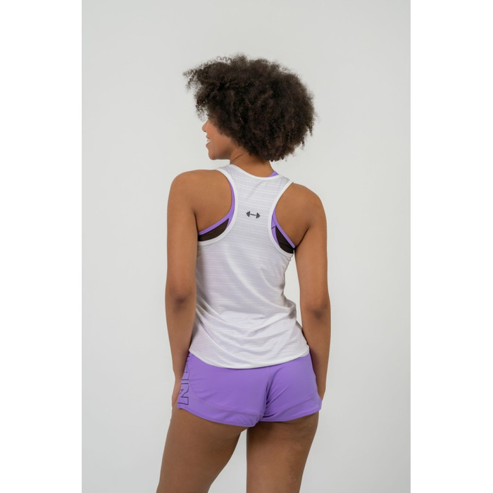 Майка FIT Activewear Tank Top 'Airy” with Reflective Logo White 439