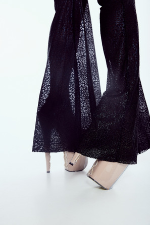 SILHOUETTE PANTS Black mesh_ чорна сітка