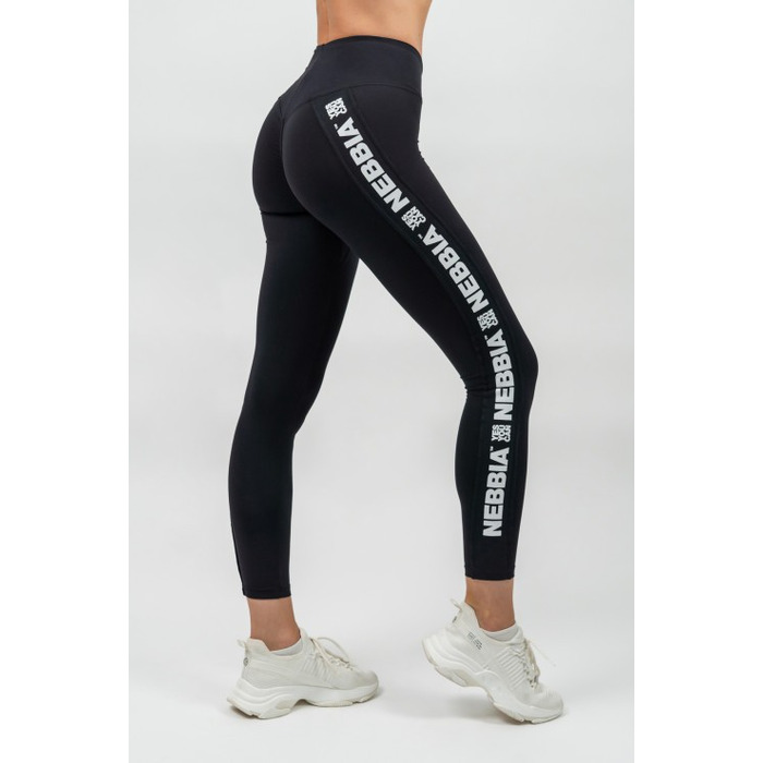 Леггинсы Nebbia High Waisted Side Stripe Leggings Iconic Black 209