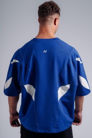 Футболка Nebbia Oversized Pump Cover T-Shirt PRIMAL Blue 871