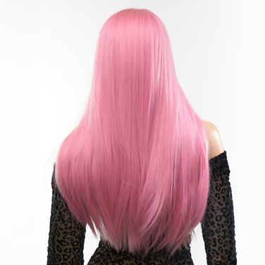 Перука пряма Fetish Hair рожева, 60 см