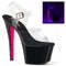 Босоножки Pleaser Sky-308TT *Каблук 7 дюймов, ремешок на щиколотке 2 3/4 дюйма, прозрачный/розовый