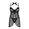 Пеньюар Obsessive Elizenes babydoll & thong S/M