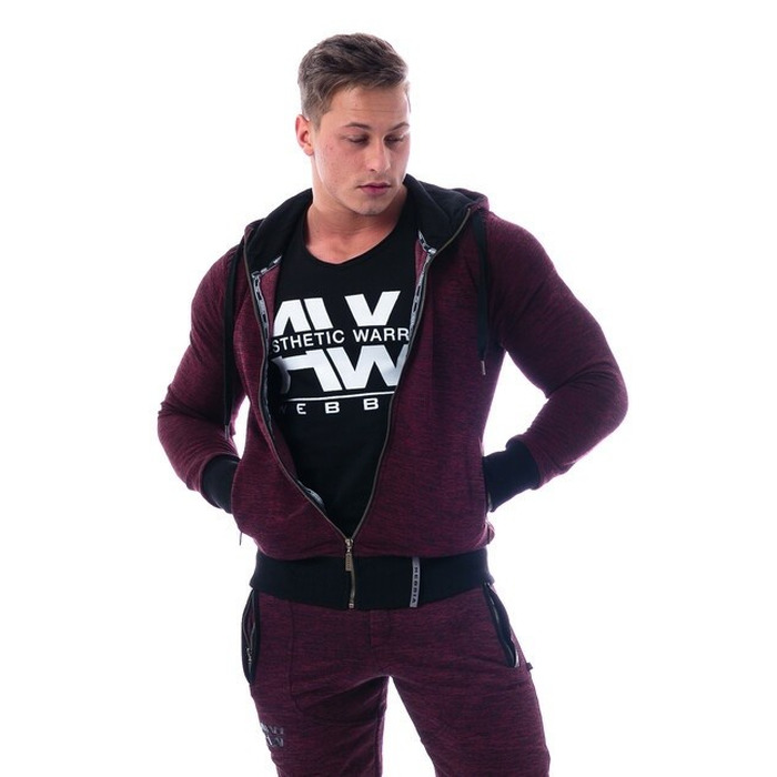 Спортивна кофта NEBBIA AW Bordeaux 109