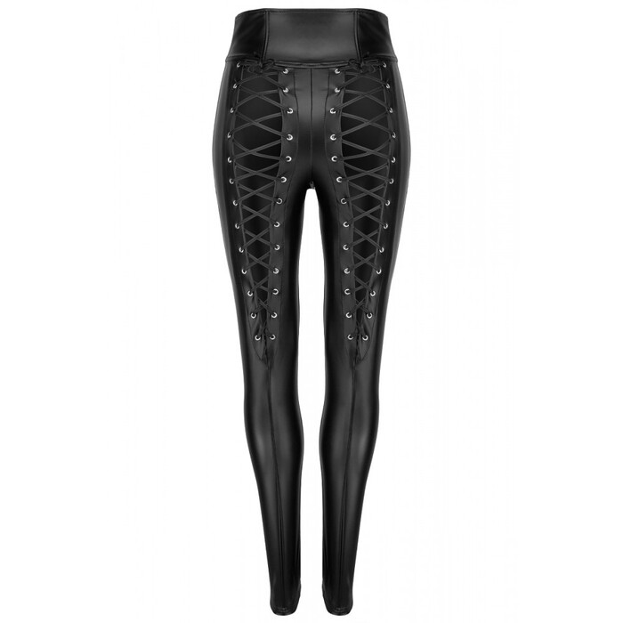 Брюки со шнуровкой сзади F148 Noir Handmade, черный, S