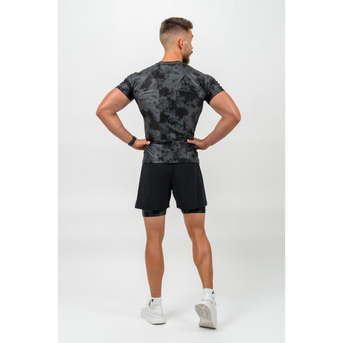Футболка Nebbia Camouflage Compression T-shirt Function Black 340 Camo