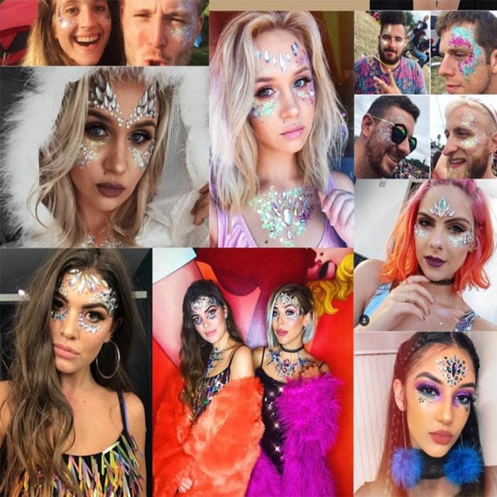 Самоклеящиеся украшения для лица и тела Leg Avenue Dahlia face jewels sticker