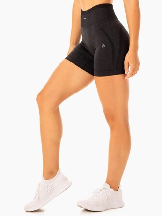 Шорты Excel Seamless High Waisted Shorts - Black Marl