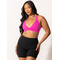 Топ Ryderwear NKD Low Neck Sports Bra - Neon Pink