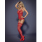 Комбінезон Obsessive Bodystocking F214 червоний S/M/L