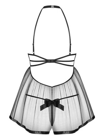 Бебідол Obsessive Delishya babydoll black S / M