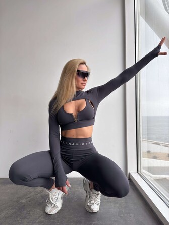 Леггинсы Legging Fitzona Paint Grafit 14893