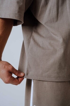 Футболка Nebbia Oversized Tee POWER Light Brown ASH 898