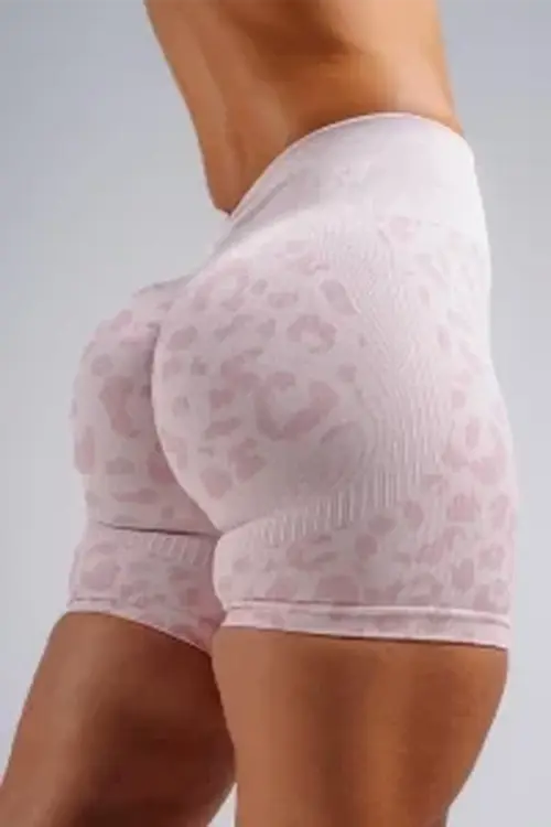 Шорти Nebbia Push-Up Compression Leopard Shorts PRIMAL Pink Leopard 856