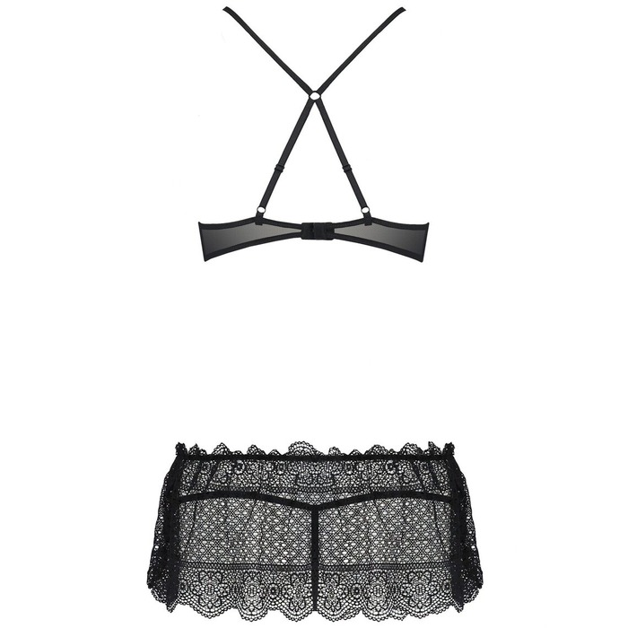 Сорочка YONA CHEMISE black S/M - Passion