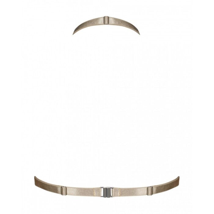 Бюстгальтер-портупея Obsessive A765 S/M/L Золотой