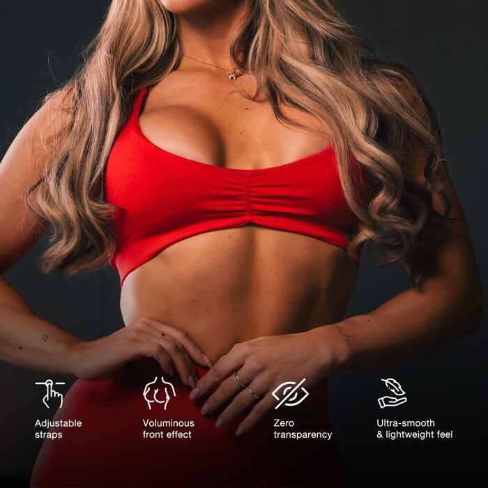 Топ Nebbia Medium-Support Sports Bra TOTALLY SEAMLESS Cream 305