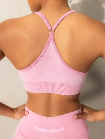 Топ Ryderwear Stonewash Seamless Sports Bra - Pink Stonewash
