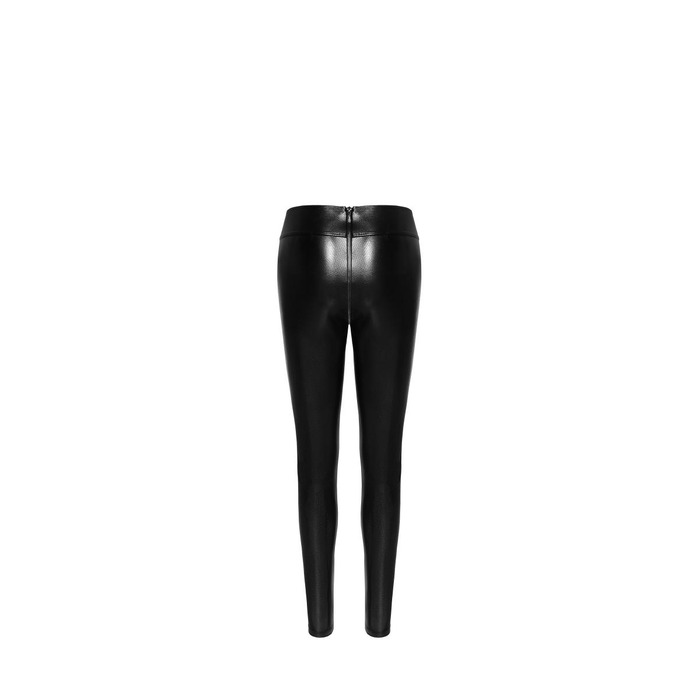 Леггинсы сексуальные со змеиным принтом S F274 Noir Handmade, черные