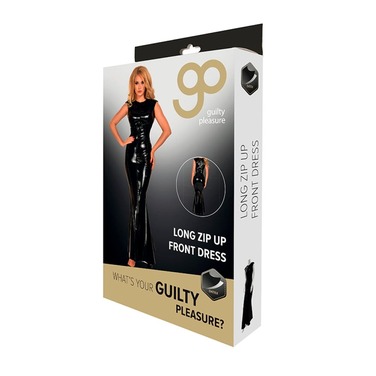 Сукня довга, на блискавці спереду Guilty Pleasure чорна, S